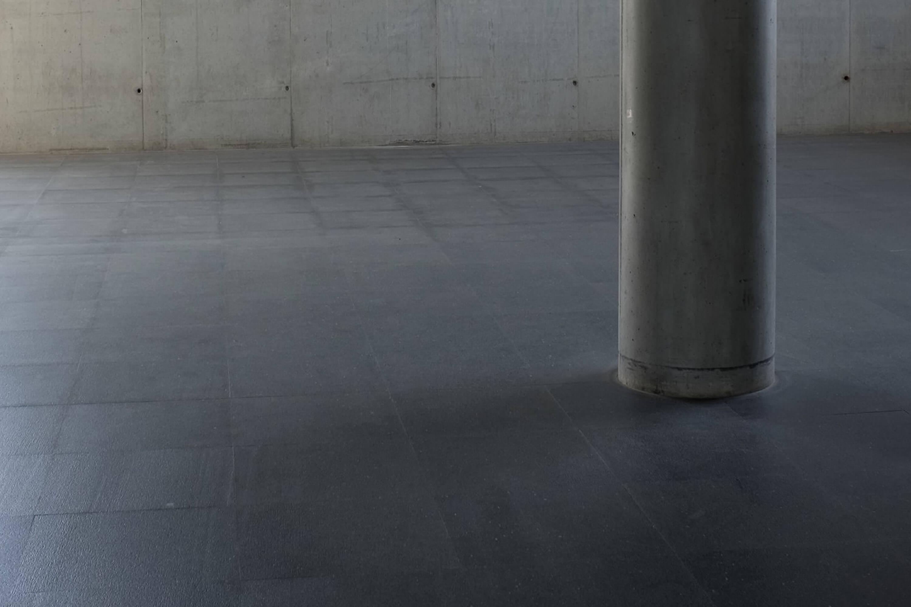 Modern concrete floor example