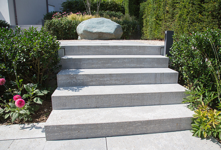 New concrete steps