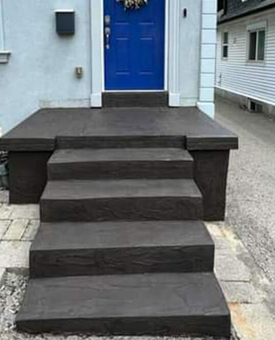 Concrete steps repair after