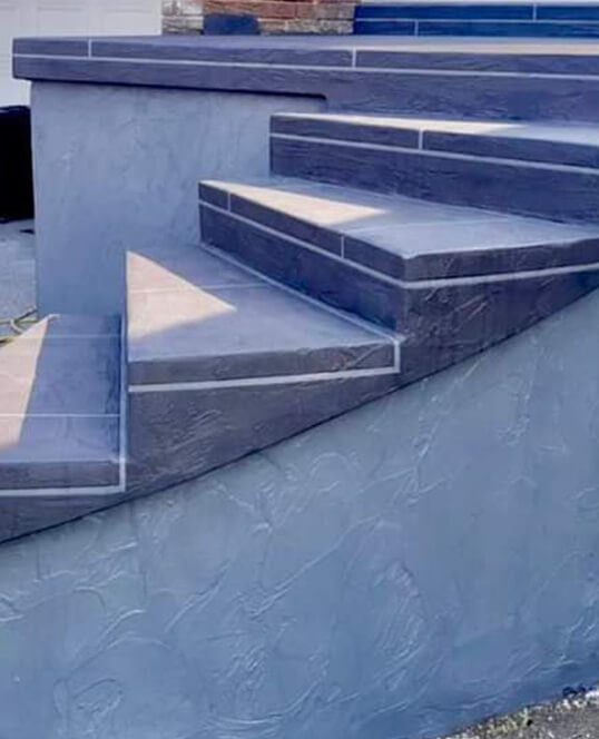 Concrete steps repair after